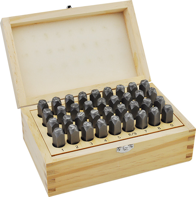 36PCS NUMBER & LETTER  PUNCH