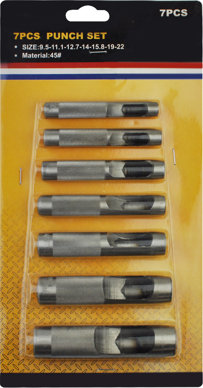 7PCS HOLLOW PUNCH SET