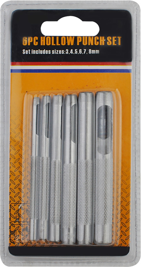 6PCS HOLLOW PUNCH SET