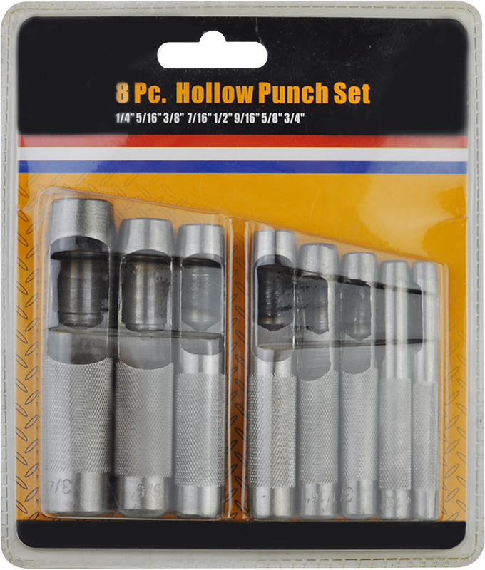 8PCS HOLLOW PUNCH SET